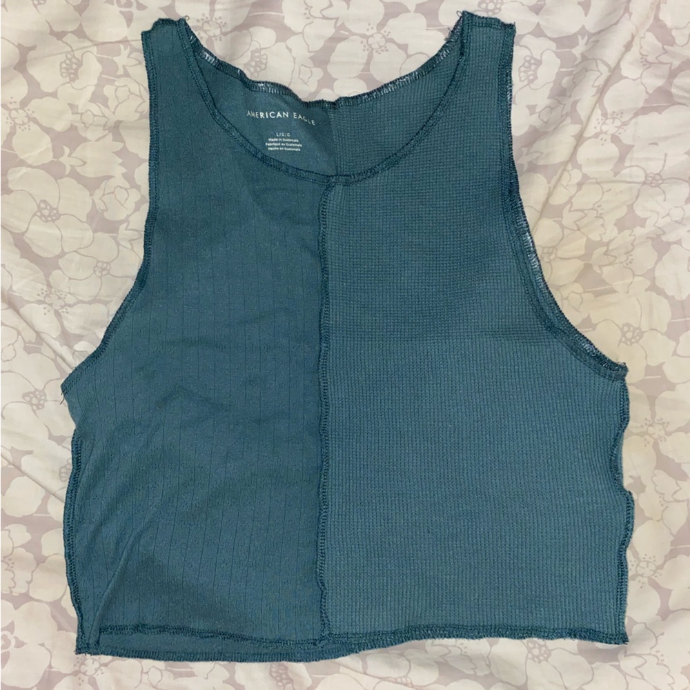 American Eagle Patchwork Tank